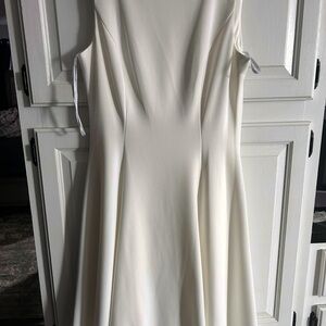 Michael Kors Cream Midi Dress